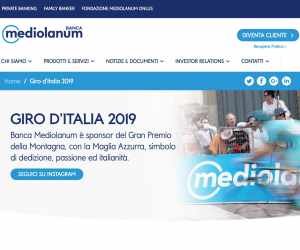 PEDALA CON BANCA MEDIOLANUM