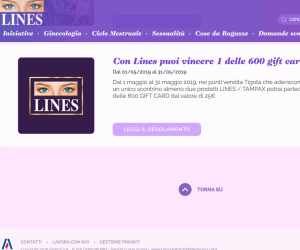 Con Lines puoi vincere 1 delle 600 gift card Tigotà da 25€