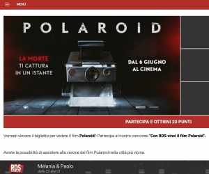 CON RDS VINCI IL FILM POLAROID