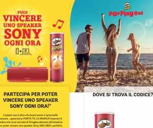 Possibilità di VINCERE uno speaker Sony OGNI ORA