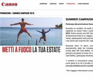 Canon Summer Campaign 2019