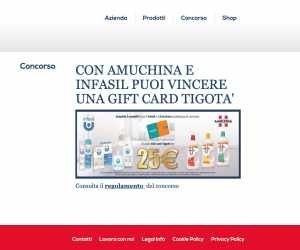 CON INFASIL E AMUCHINA VINCI GIFT CARD TIGOTA’ – AGOSTO 2019