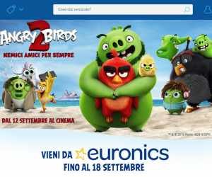 Vinci una fantastica vacanza con Euronics e Angry Birds 2