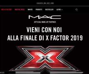 MAC TI PORTA A X FACTOR 2019