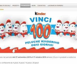 VINCI 100 PELUCHE KINDERINO AL GIORNO