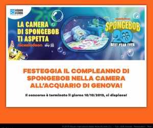 UNA NOTTE ALL’ACQUARIO CON SPONGEBOB