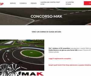 ACQUISTA 4 CERCHI MAK E VINCI UN CORSO DI GUIDA SICURA
