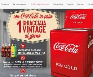 VINCI UNA GHIACCIAIA VINTAGE CON COCA-COLA E METRO