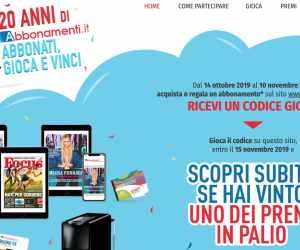 20 ANNI DI ABBONAMENTI.IT: ABBONATI, GIOCA E VINCI