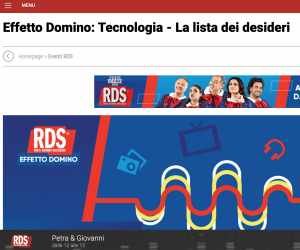 EFFETTO DOMINO TECNOLOGIA – LA LISTA DEI DESIDERI