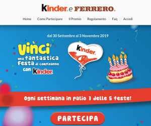 CON FERRERO E LIDL VINCI UNA FESTA DI COMPLEANNO