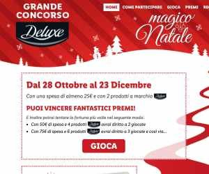 GRANDE CONCORSO DELUXE MAGICO NATALE