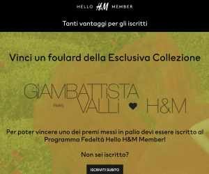 Vinci 50 foulard della Collezione Giambattista Valli per H&M
