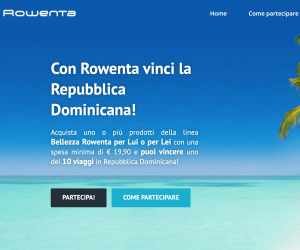 Con Rowenta vinci la Repubblica Dominicana!