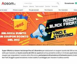 Aosom Black Friday: Vinci e Stravinci!