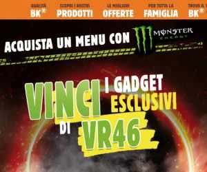 ACQUISTA UN MENU CON MONSTER E VINCI!