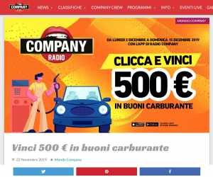 Vinci 500 € in buoni carburante