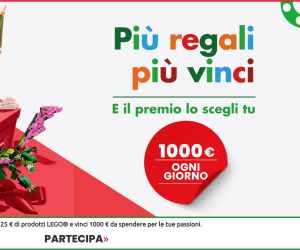 Più regali più vinci… E il premio lo scegli tu!