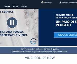 Concorso Re new Peugeot