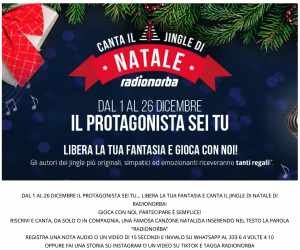 Canta il jingle di Natale di Radionorba