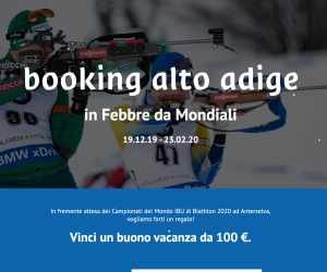 Booking Alto Adige in Febbre da Mondiali