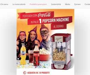 VINCI UNA POPCORN MACHINE CON COCA-COLA