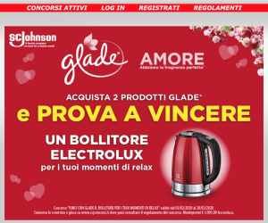 VINCI CON GLADE IL BOLLITORE PER I TUOI MOMENTI DI RELAX