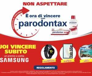 E’ ORA DI VINCERE CON PARODONTAX