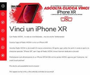 Vinci un iPhone XR