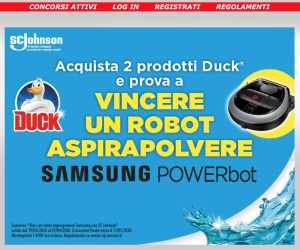 Vinci un robot aspirapolvere Samsung con SC Johnson