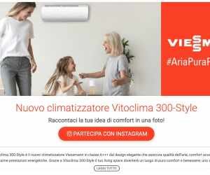 Nuovo climatizzatore Vitoclima 300-Style di Viessmann: aria pura e puro stile
