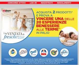 Vinci un’esperienza benessere alle terme per 2 con SC Johnson