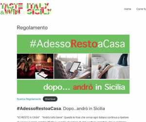 #AdessoRestoaCasa  Dopo...andrò in Sicilia