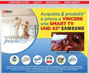 Vinci una TV con SC Johnson