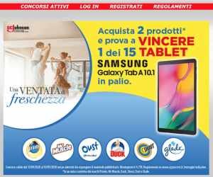 Vinci un tablet con SC Johnson