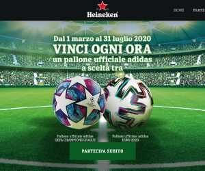 VINCI OGNI ORA IL PALLONE UFFICIALE ADIDAS UEFA CHAMPIONS LEAGUE O ADIDAS EURO 2020