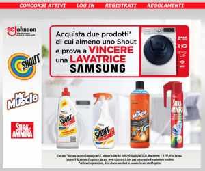 VINCI UNA LAVATRICE SAMSUNG CON S.C. JOHNSON