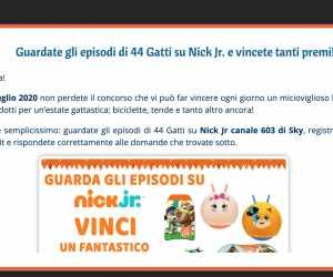 Guarda gli episodi 44 Gatti su Nick Junior e vinci 1 kit al giorno