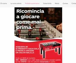 VINCI UN CALCETTO CON COCA-COLA