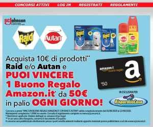 VINCI UN BUONO REGALO AMAZON.IT CON RAID E AUTAN