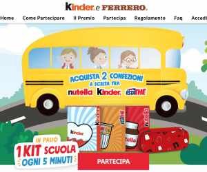 VINCI 1 KIT SCUOLA LIMITED EDITION FERRERO OGNI 5 MINUTI