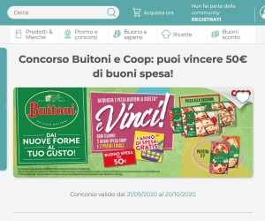 BUITONI DAI NUOVE FORME AL GUSTO - COOP 2020