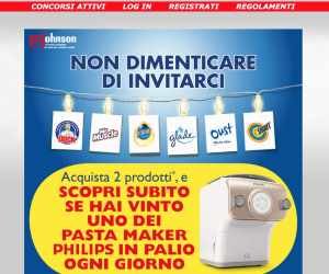 Vinci un Pasta Maker al giorno con SC Johnson