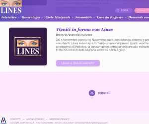 Tieniti in forma con Lines