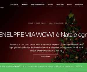 Con ENELPREMIA WOW! è Natale ogni giorno