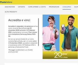 ACCREDITO STIPENDIO E PENSIONE SUL CONTO CORRENTE BP