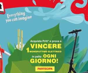 Acquista Pritt e prova a vincere monopattino elettrico