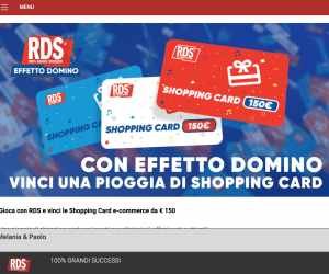 EFFETTO DOMINO SHOPPING CARD