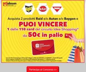 VINCI LO SHOPPING CON AUTAN, RAID E BAYGON