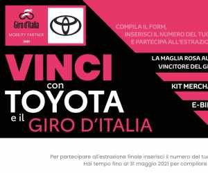 Vinci con Toyota e il Giro d’Italia
